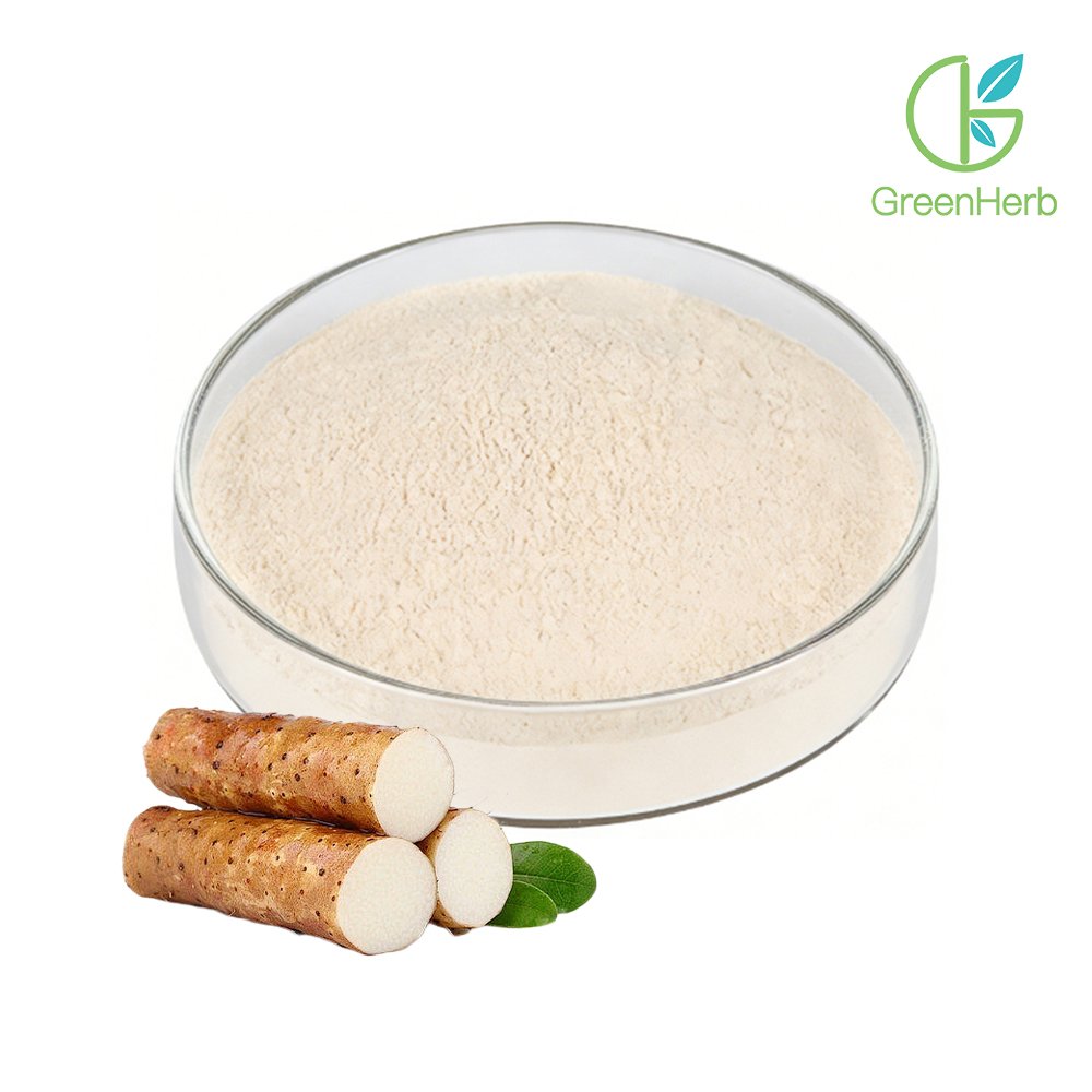 Light brown fine Wild Yam Root Extract powder detail